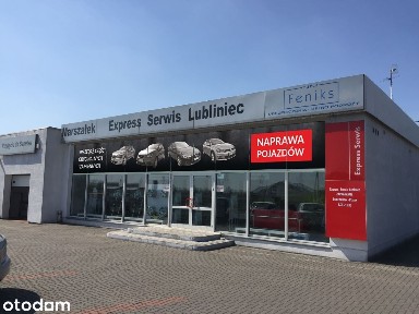 HALA / OBIEK406 m² + DUŻA DZIAŁKA - IDEALNY POD BIZNES | LUBLINIEC