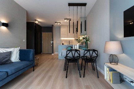 wynajmę 2 pokojowy apartament 46 m, miejsce parkingowe, komórka