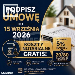 OFERTA SPECJALNA! Mieszkanie objęte 5% rabtem!