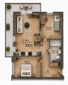 3 Pokoje | Stan Deweloperski | Duży Balkon
