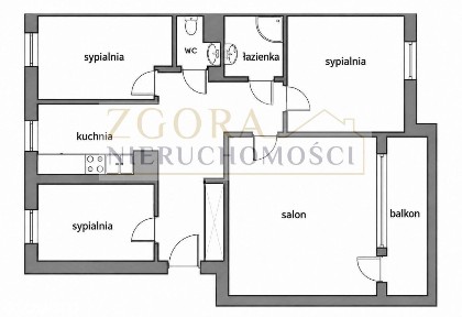 Mieszkanie 4-pok. przy ul. Zachodniej!