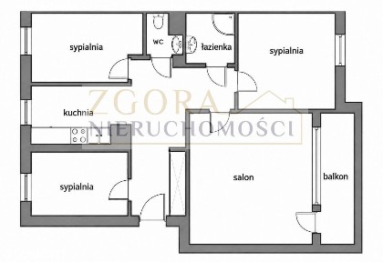 Mieszkanie 4-pok. przy ul. Zachodniej!