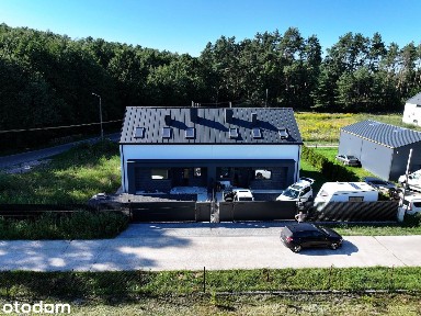 Kompaktowy bliźniak 94m2, duża działka 440m2 GOTOWY