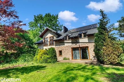 BEZPOŚREDNIO Dom 441,6 m², działka 4500 m², nad rzeką Grodzisk Maz