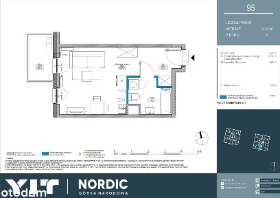 1-pokojowe mieszkanie 26m2 + balkon Bez Prowizji