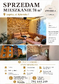 Słoneczne 3-pokojowe mieszkanie w Legnicy - Piątnica