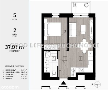 Mieszkanie 37,01M2 |Stan Deweloperski | Rzeszów