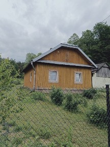 Dom drewniany 70m2 z budynkiem gospodarczym I 10,7 ar I