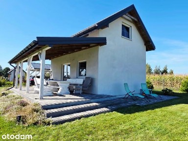 Murowany dom nad jeziorem 70 m² | działka 1000 m² | Ługowiska