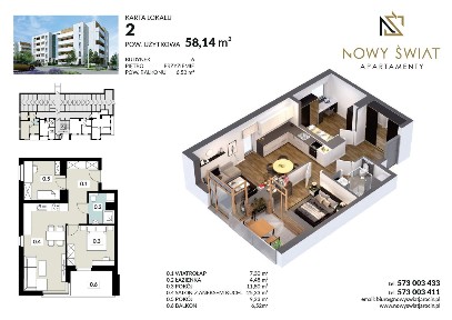 Apartament z komórką lokatorską - Osiedle Nowy Świat w Jarocinie