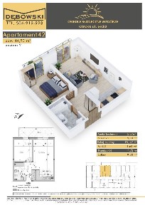 Słoneczne Wzgórze M42 C2 44,93m2 KOMÓRKA W CENIE