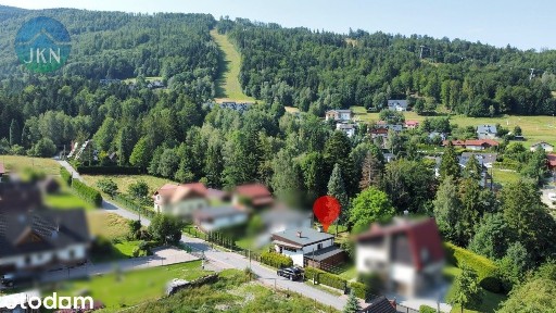 Dwa domy w Szczyrku widok na Skrzyczne