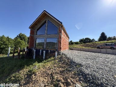 Widokowy dom z 2 działkami 1700m2 z mediami - idealne pod inwestycję