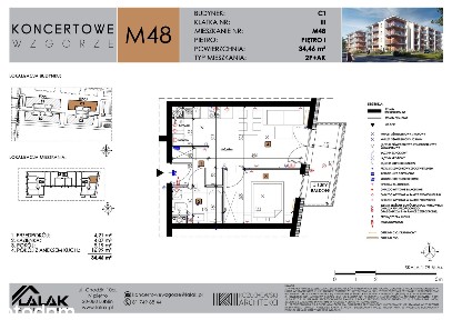 2-pokojowe mieszkanie 34m2 + balkon Bezpośrednio