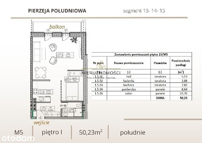 Mieszkanie I piętro balkon- Miasteczko Kresowe