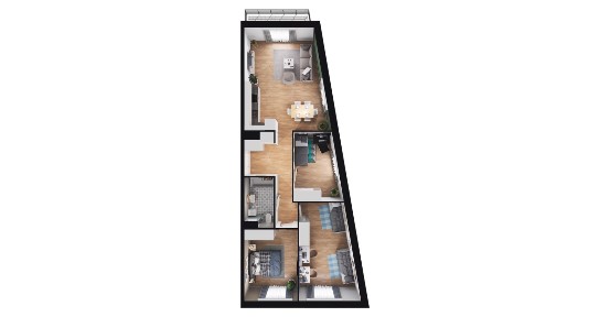 4-pokojowe mieszkanie 73m2 + balkon Bez Prowizji