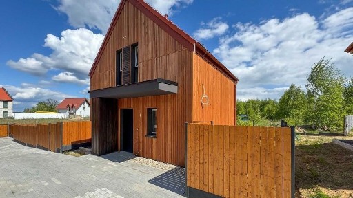 Rydzewo | dom na sprzedaż | nowoczesny design, 2 sypialnie, salon, ogród | 5 minut od jez. Niegocin