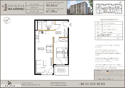 2-pokojowe mieszkanie 46m2 + loggia Bez Prowizji