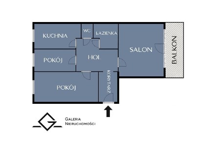 3 oddzielne pokoje | Zaspa | Funkcjonalny układ