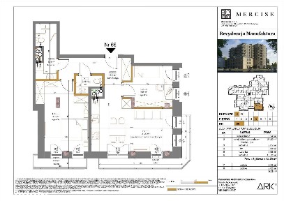 Rezydencja Manufaktura | Apartament 1-pok. | A60 |