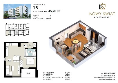 Apartament z komórką lokatorską - Osiedle Nowy Świat w Jarocinie