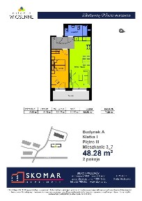 2-pokojowe mieszkanie 48m2 Bez Prowizji