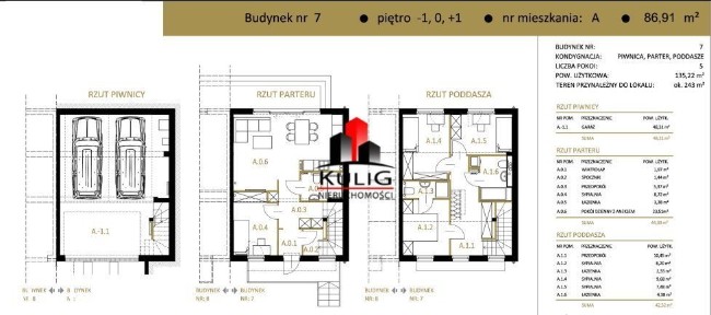 Dom bliźniak z garażem Kraków Nowa Huta