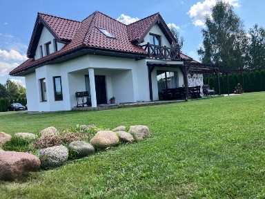 Dom w Kamionce, Park Krajobrazowy Iława, jezioro Silm