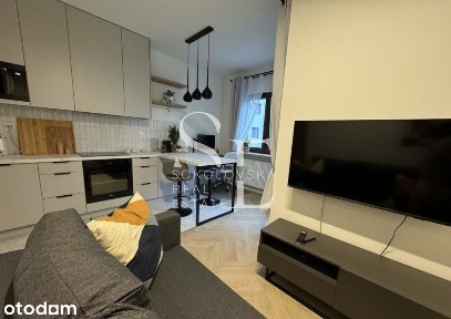 Nowoczesne 30 m², Oddzielna sypialnia, klima
