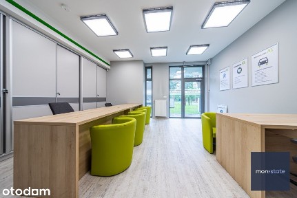 wykończony parterowy lokal z witryną na Czyżynach