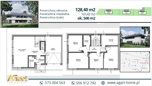 Doskonale zaprojektowane 128,40 m² pod Warszawą!