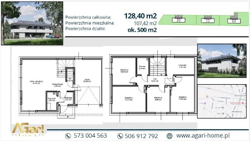 Doskonale zaprojektowane 128,40 m² pod Warszawą!