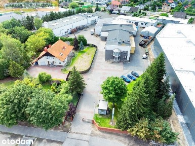 Hale, biura, magazyny, dom, przy centrum handlowym