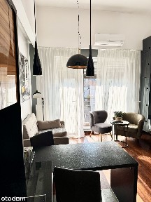 Strona południowa, Strzeżone ciche osiedle, Widok na patio z balkonu