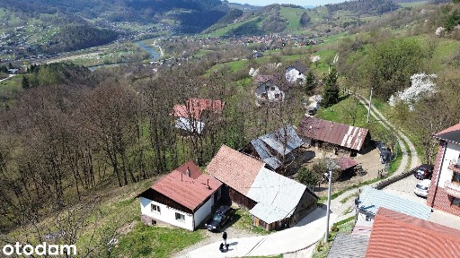 Dom do remontu + 4 działki o łącznej powierzchni 2,1ha | Piwniczna