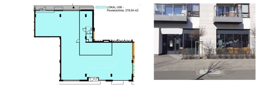 Do sprzedania lokal użytkowy- 278,54 m2