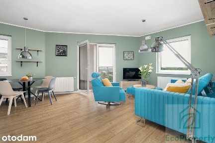 Wyjątkowe 2 pokoje z tarasem 32 m², piętro 6/6