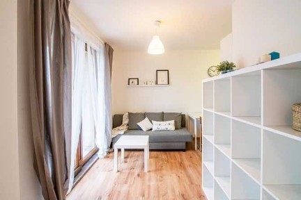 Przytulna kawalerka, 27 m2, balkon, parking - Ziołowa 43, BRAK PROWIZJI