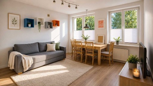 Jasna i funkcjonalna kawalerka - Dolny Mokotów (ul. Gagarina) / Bright & Fully Equipped Studio in Mokotów (Gagarina Street)