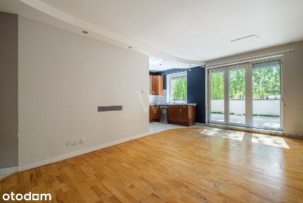 Duży południowy taras 35 m² | 3 pokoje | parter