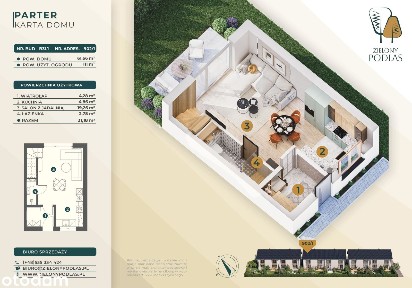 4-pokojowy dom 61m2 Bez Pośredników