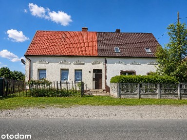 Połowa domu z dużą działką i zabudowaniami - Lubieniów, gm. Recz