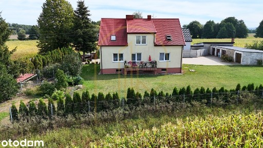 Dom dwurodzinny 180 m² | działka 2006 m² | 4 garaże | Borki