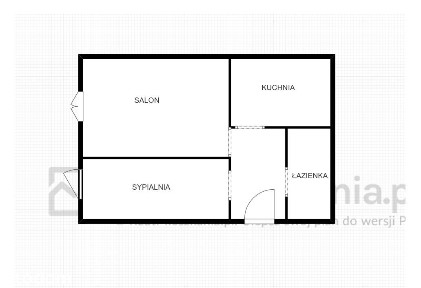 Super lokalizacja * 2 oddzielne pokoje * 35m2