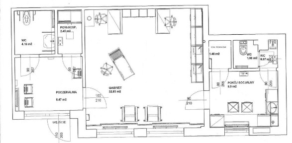 Sprzedam gabinet stomatologiczny w Zamościu o powierzchni 64 m2