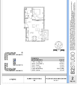 Wieliczka, os. Solne, 39.32m2, 2-3 pokoje