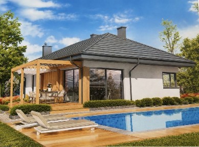 Nowoczesny DOM 155 m² | 1700 m² Działka - Janinów gm. Grodzisk mazowiecki