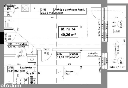 Osiedle przy Lesie | Bud. B | M. nr 74 | 40,26 m2
