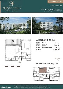 2-pokojowe mieszkanie z tarasem | Zielona Wola, Nowa Ruda-Słupiec
