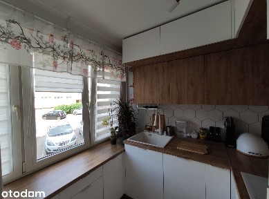 Parterowe mieszkanie na Strzemięcinie, 3 pokoje, 2 piwnie i balkon